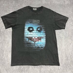 Kith x Batman Dark Knight Teaser Vintage Tee Mens Large Streetwear Double Sided